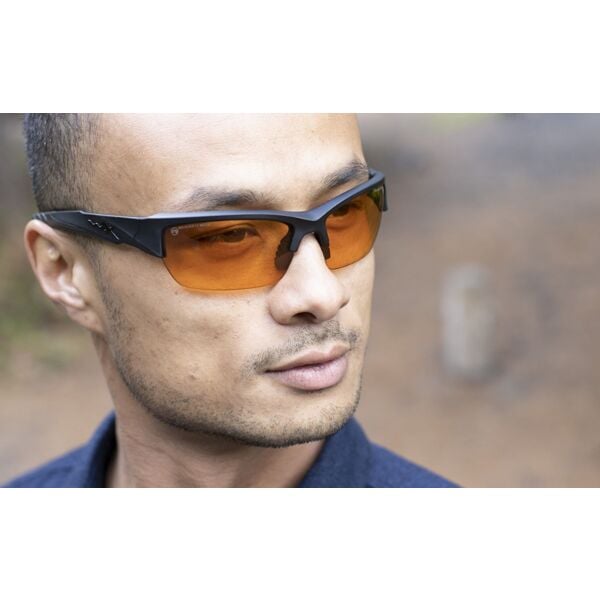 Wiley X VALOR 2.5 Matte Black Frame - Grey/Clear/Light Rust Lenses