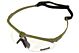 Nuprol Battle Pro Eye Protection with Insert - Green Frame - Clear Lens