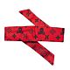 HK Headband - Monogram Red/Black