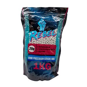Rebel Precision 6mm BBs 1kg Bag - 0.20g