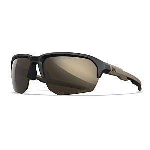 Wiley X JAKL - Matte Black/Tan Frame - CAPTIVATE Tungsten Lenses
