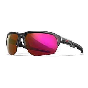 Wiley X JAKL - Crystal Grey Frame - CAPTIVATE Red Mirror Lenses