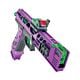 CTM Extended Rail Blast Shield for AAP-01 - Violet