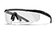 Wiley X SABER ADVANCED - Matte Black Frame - Clear Shield 