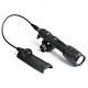 Rebel M600C 340 Lumen Tactical Flashlight + Dual Function Tape Switch - Black
