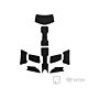 PTS MTEK FLUX Exterior Velcro Kit - Black