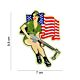 Fostex Pinup Girl BAR Embroided Fabric Patch