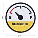 Fostex Beer Meter Embroided Patch (w/ Hook & Loop)