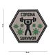 101 Corona Survivor Hexagon 3D PVC Patch