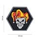 101 Joker Skull Hexagon 3D PVC Patch