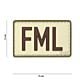 101 FML 3D PVC Patch - Sand