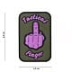 101 Tactical Finger 3D PVC Patch - Pink
