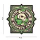 101 Fear None, Respect Few 3D PVC Patch - Brown/Green