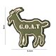 101 G.O.A.T 3D PVC Patch - Olive