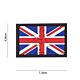 101 UK Flag with Map Contour 3D PVC Patch