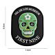 101 First Nine Day of the Dead 3D PVC Patch - Green