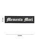 101 Memento Mori 3D PVC Patch - Black/White