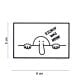 101 Kilroy Was Here 3D PVC Patch - White