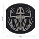 101 Frog Skeleton 3D PVC Patch