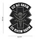 101 Do No Harm 3D PVC Patch