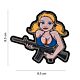 101 Tactical Girl Blonde 3D PVC Patch