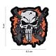 101 Punish Skull Crossed Guns 3D PVC Patch