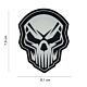 101 Angry Skull Glow in the Dark 3D PVC Patch
