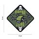 101 Drone Zone Skull & Bones 3D PVC Patch