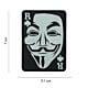 101 Anonymous Glow In The Dark 3D PVC Patch 