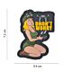 101 Inc Patch 3D PVC Blonde Girl Dron't Worry 