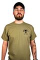 Rebel Precision 'Skull' Front & Back Print T-Shirt