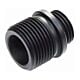 AW Custom 11mm CW to 14mm CCW thread adapter black