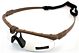 Nuprol Battle Pro Eye Protection - Tan Frame - Clear Lens