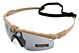 Nuprol Battle Pro Eye Protection - Tan Frame - Smoke Lens