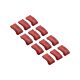 AW Custom Shockproof Pads for Drum Mags-Red