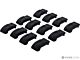 AW Custom Shockproof Pads for Drum Mags-Black