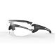 Edge Eyewear Taven - Black Frame with Gray TPR / Clear Vapor Shield Lens