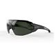Edge Eyewear Taven - Black Frame with Gray TPR / Smoke Vapor Shield Lens 
