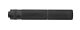 Lancer Tactical 195mm Aluminium Knurled Mock Suppressor (Black)