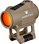 Vortex Crossfire II 2 MOA Solar Red Dot - Tan