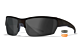 Wiley X SAINT - Matte Black Frame - Grey / Clear / Light Rust Lenses (3 Lenses)