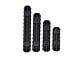 Rebel MOE Polymer Rail Sections (Set of 4) - Black