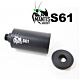 MANTIS S61 11MM SUPPRESSOR -  BLACK (FOAM FILLED)