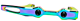 CTM AAP-01/C7075 Advanced Extremely Light Handle - Electroplated Chameleon 