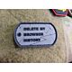 JTG Browser History Dog Tag 3D Rubber Patch - Full Colour