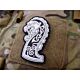 JTG Northman Dragon Ship Head 3D Rubber Patch - Whiteq