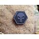 JTG Punisher Skull You Are Not Alone Hexagon 3D Rubber Patch