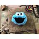 JTG Cookie Blue Face Plush Patch (Velcro Backed)