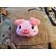 JTG Smiling Pig Plush Patch (Velcro Backed)