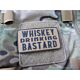 JTG Whiskey Drinking Bastard 3D Rubber Patch - Coyote Brown